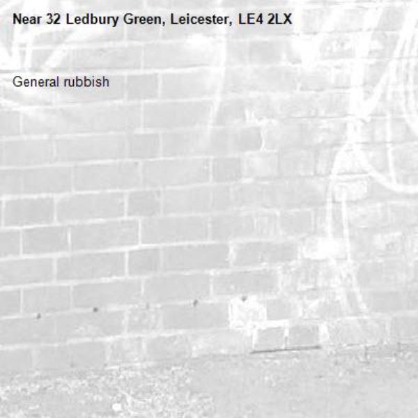 General rubbish -32 Ledbury Green, Leicester, LE4 2LX