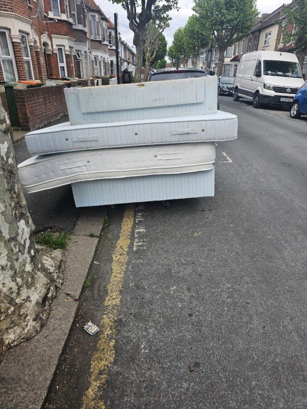 On 12/05/2024, around 11:25am, someone dumped a full set outside my house.-68 Caledon Road, East Ham, London, E6 2HB