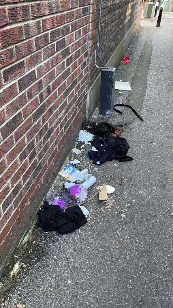 Dumped rubbish-82 Hampden Road, Hornsey, London, N8 0HT
