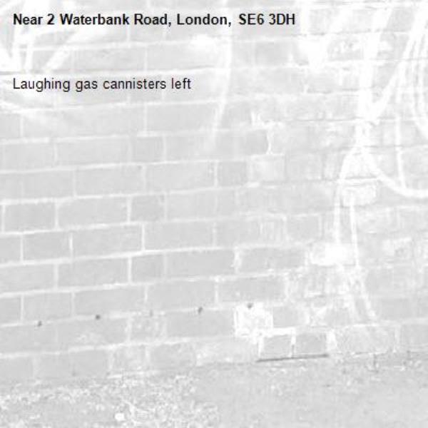Laughing gas cannisters left-2 Waterbank Road, London, SE6 3DH