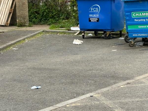 Rat infestation behind the takeaway shops on Victoria Road. Some of them appear to be living inside the food van and using the fly tipped rubbish -20A, Victoria Road, Farnborough, GU14 7NY