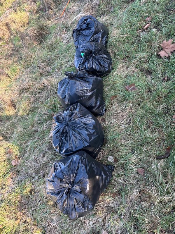 Bags of trash-47 Lesford Road, RG1 6DX, England, United Kingdom