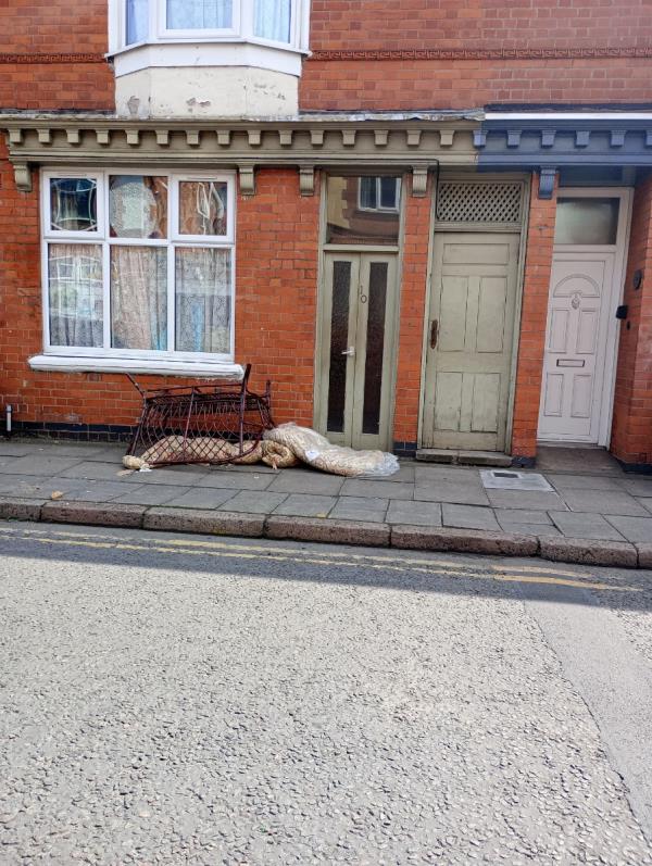 Dumped rubbish -12 Beckingham Road, Leicester, LE2 1HB