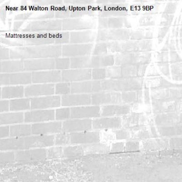 Mattresses and beds-84 Walton Road, Upton Park, London, E13 9BP