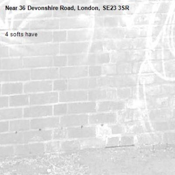 4 softs have -36 Devonshire Road, London, SE23 3SR