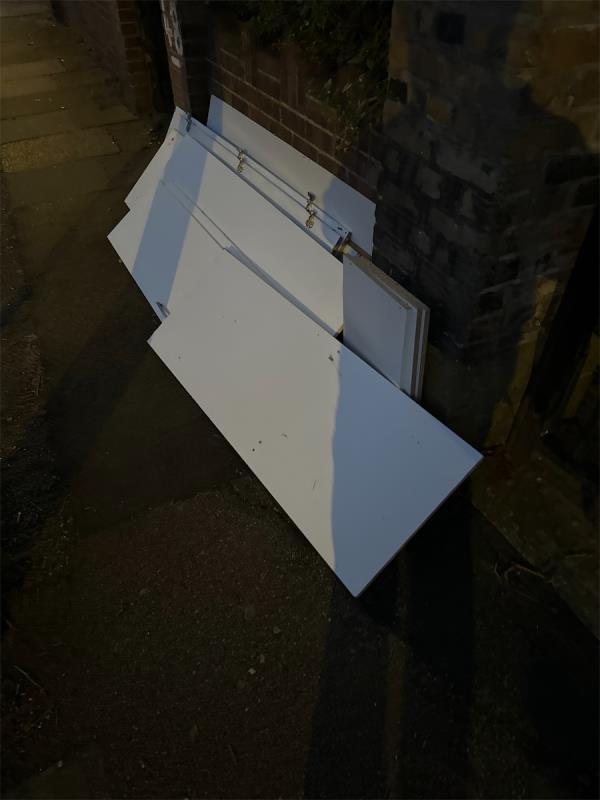 Fly tipping - Fly-tipping Removal-Early Start Family Contact Centre, 46 Clova Road, Forest Gate, London, E7 9AH
