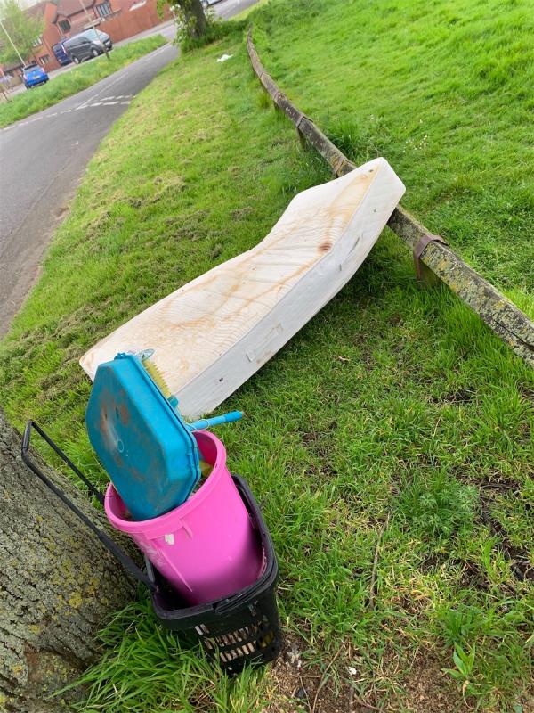 Fly tipped mattered etc-47-49 Elston Fields, Leicester, LE2 6NJ