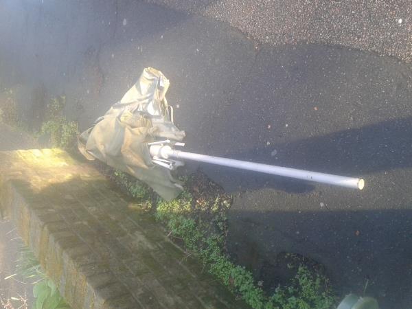 Please  clear a canopy from pavement-Flat 1, 86 Burnt Ash Hill, London, SE12 0HT