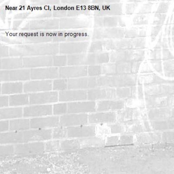 Your request is now in progress.-21 Ayres Cl, London E13 8BN, UK