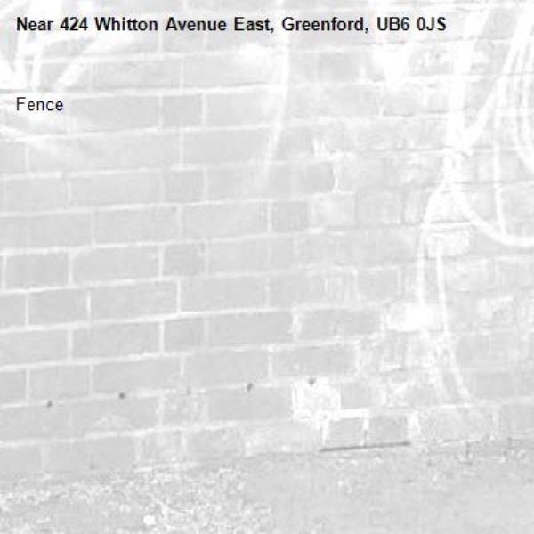 Fence -424 Whitton Avenue East, Greenford, UB6 0JS