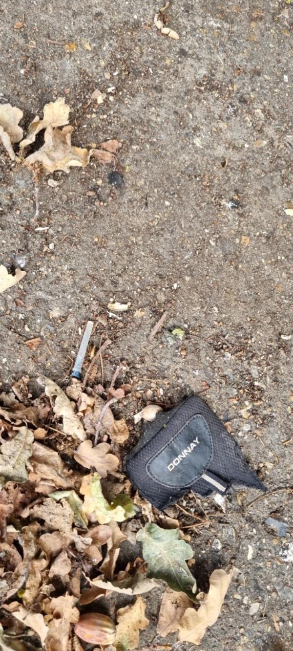 Loads of used needles and drug related use in side car park -1 Strathy Close, Reading, RG30 2PP