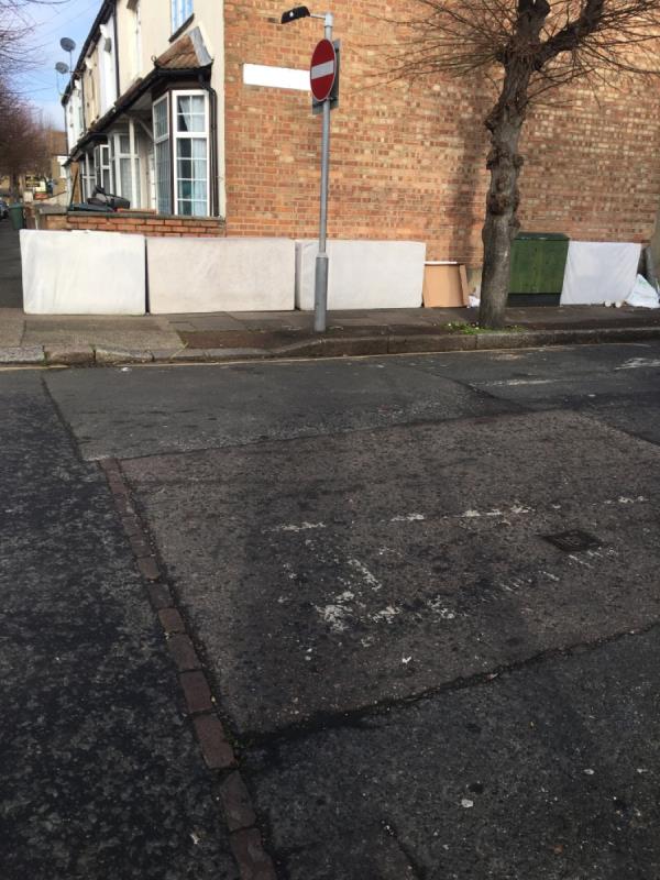 Dumped bed bases and mattresses -14 Saint George's Avenue, Green Street East, E7 8HP