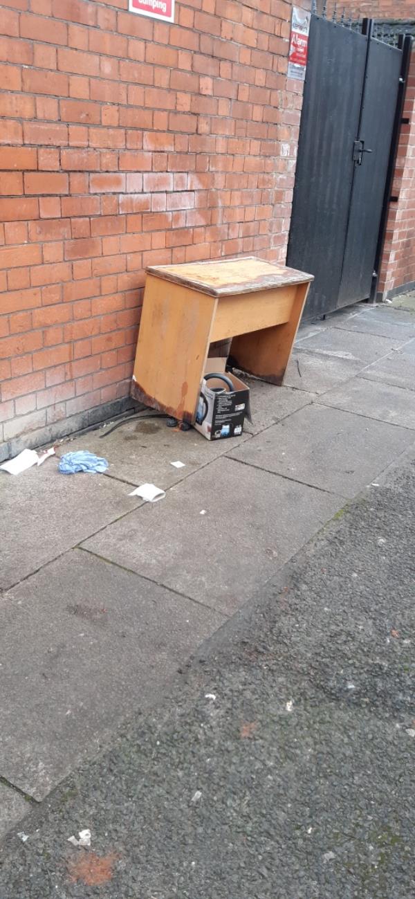 Dumping rubbish -24 Uppingham Road, Leicester, LE5 0QD
