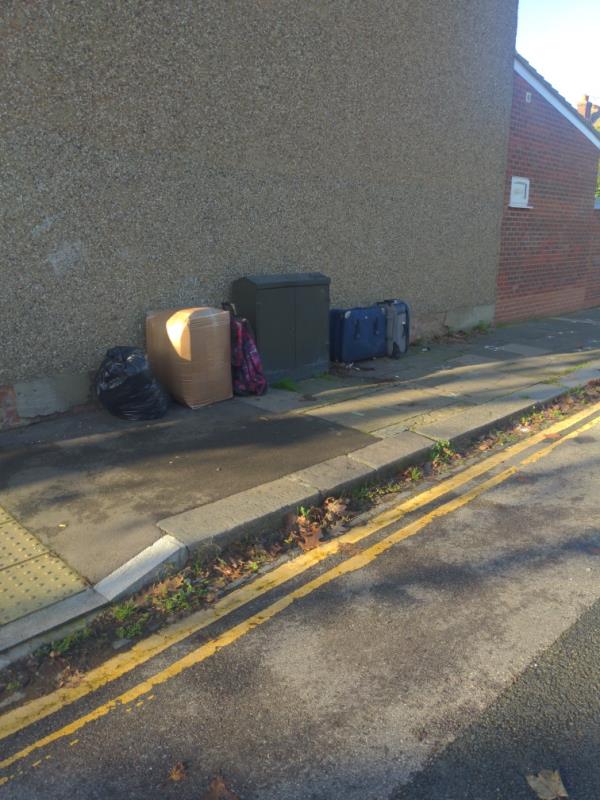 Rubbish dumped-131 Colegrave Road, Stratford, E15 1EA, England, United Kingdom