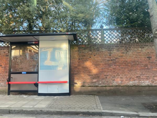On tfl bus shelters  getting worse-63 Harefield Road, London, SE4 1LU