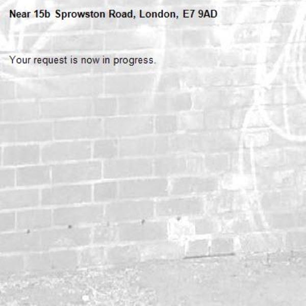 Your request is now in progress.-15b Sprowston Road, London, E7 9AD