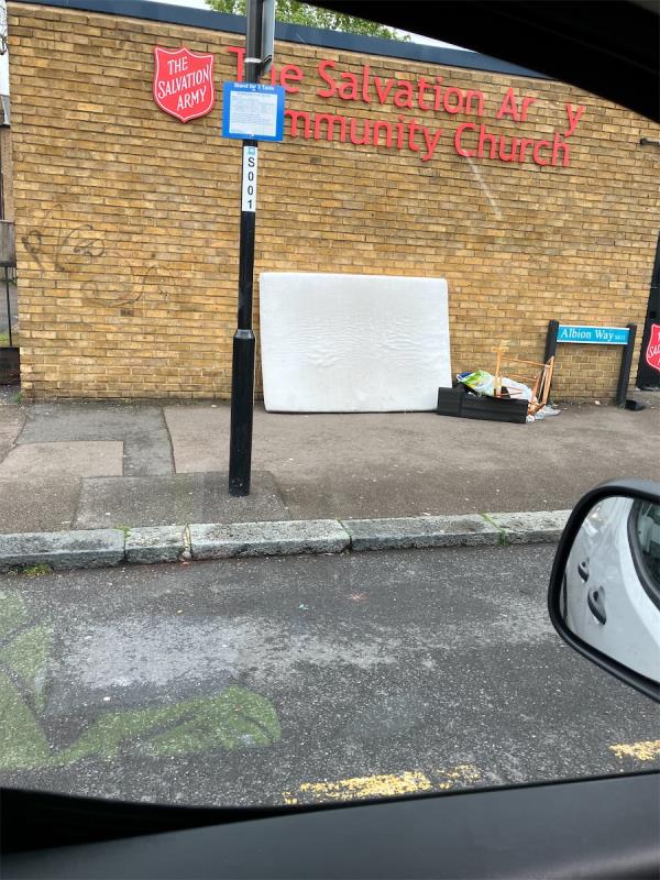 Double mattress -The Salvation Army, Albion Way, Hither Green, London, SE13 6BT