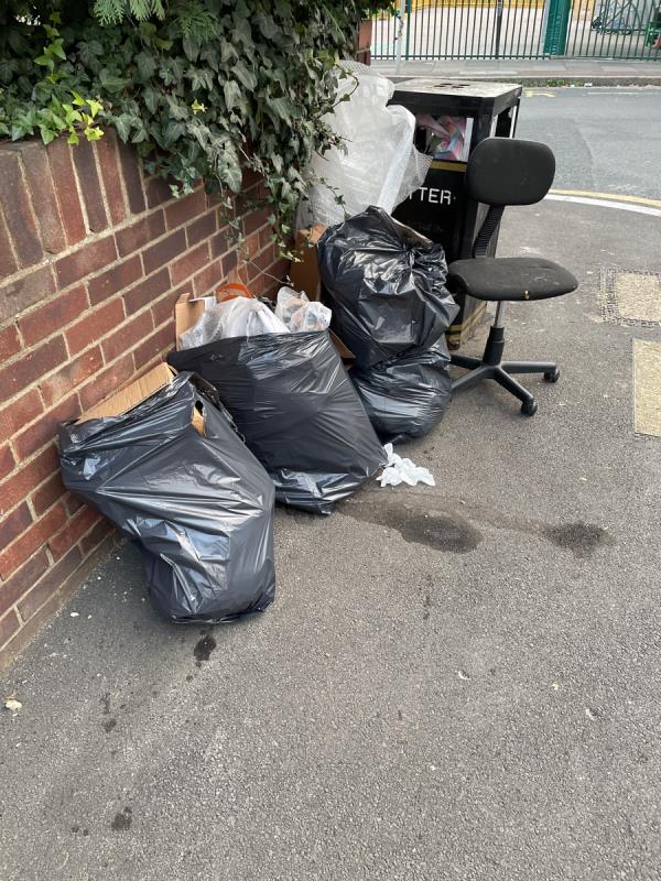 Fly tipping -30 Upton Avenue, Forest Gate North, E7 9PN, England, United Kingdom