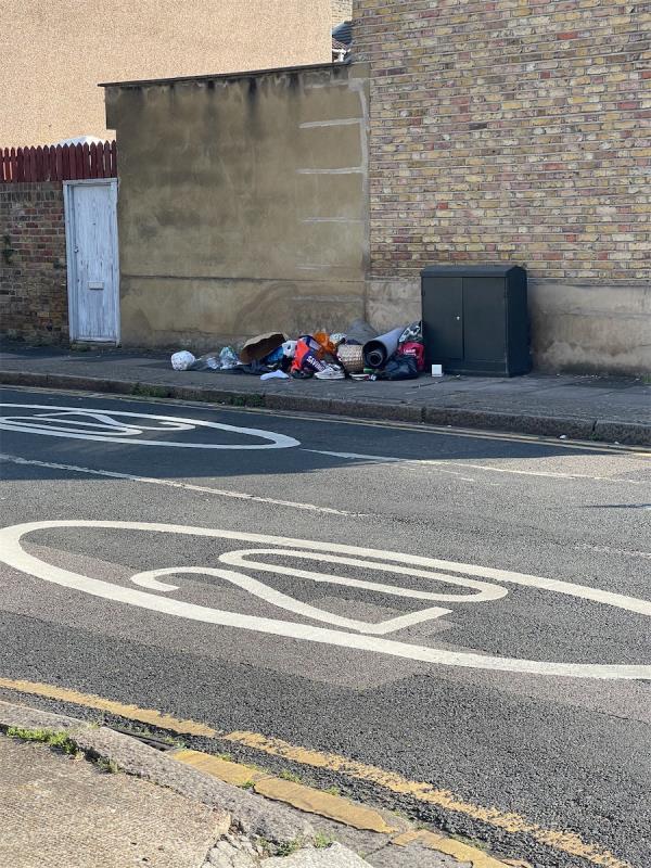Yet another fly tip here-140 Faringford Road, Stratford, London, E15 4DF