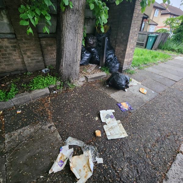 Fly tipping - Fly-tipping Removal-2A, Wyatt Road, Forest Gate, London, E7 9NE