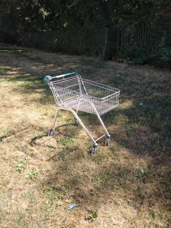 Flytipped trolley, taken away job done ✔ -1 Bankside Close, Reading, RG2 7NH