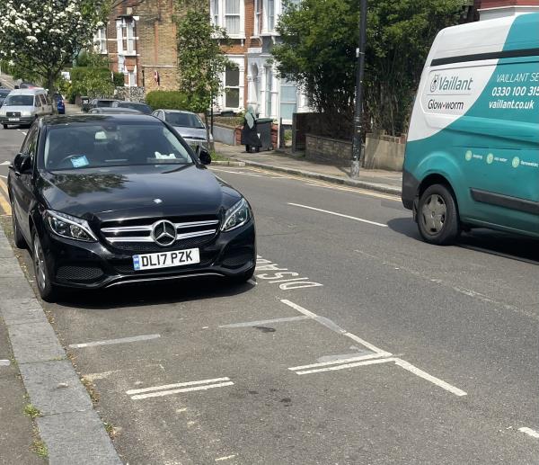 Mutib of M&A motors mechanics on Wightman road N8, yet again using another phone blue badge and dumping cars on the blue bay. We have photographic evidence of him parking there. Please can we stop this guy at once. Using phoney blue badge: 


This criminal must be stopped at once and fined heavily for miss use of a blue badge. Sadly people who genuinely need it can’t. 

Can we please stop Mutib of M&A motors at once-1 Effingham Road, London, N8 