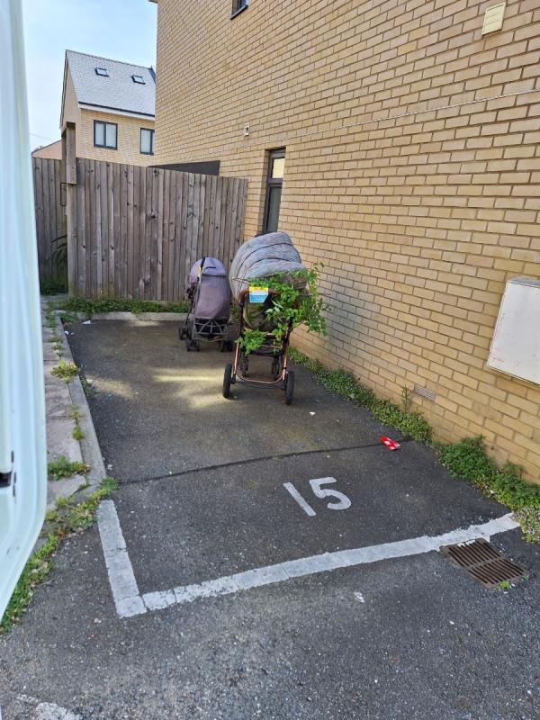 Vine square flats next to houses 7 vine square/St Andrews Church 

Prams and rubbish 

Please clear all

Thanks john-Flat 1, 1 Vine Square, Eastbourne, BN22 7QE