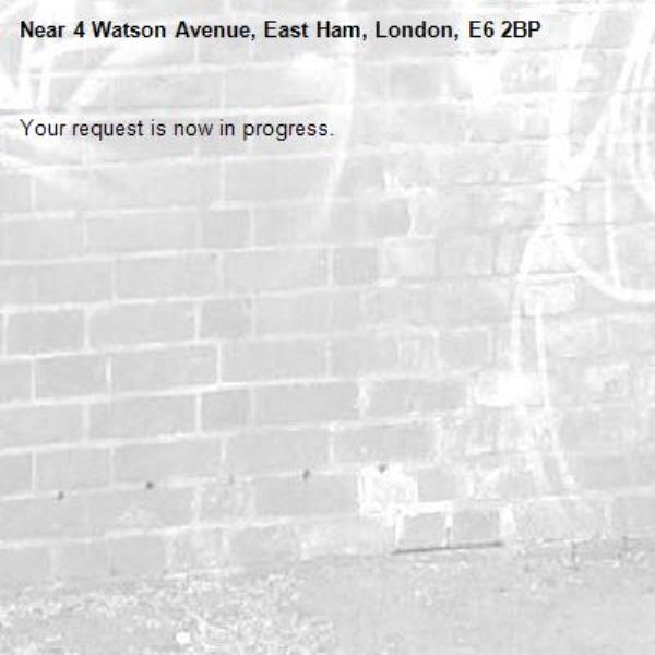 Your request is now in progress.-4 Watson Avenue, East Ham, London, E6 2BP