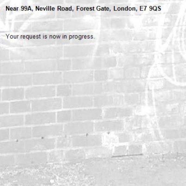 Your request is now in progress.-99A, Neville Road, Forest Gate, London, E7 9QS