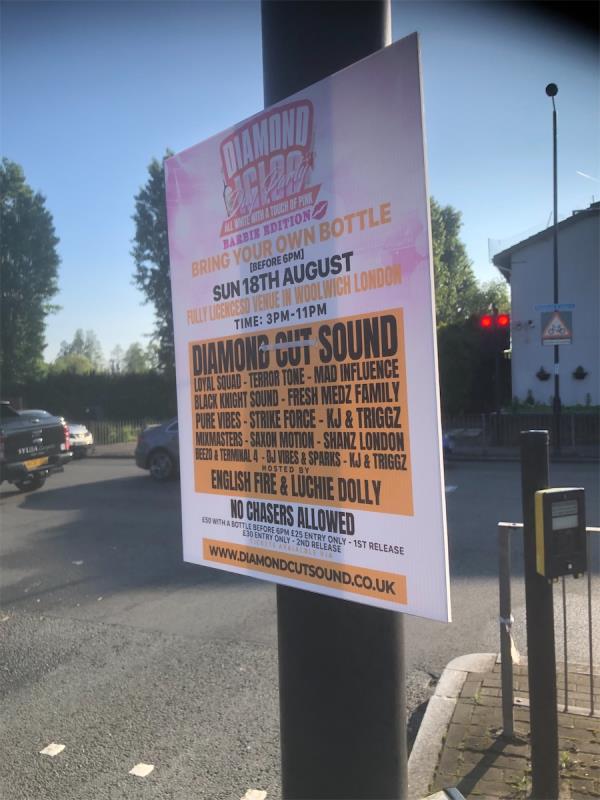 Junction of Northover. Please  remove flypostering from traffic lights-The Appliance Shop, Ground Floor Unit, 358A, Verdant Lane, London, SE6 1TP