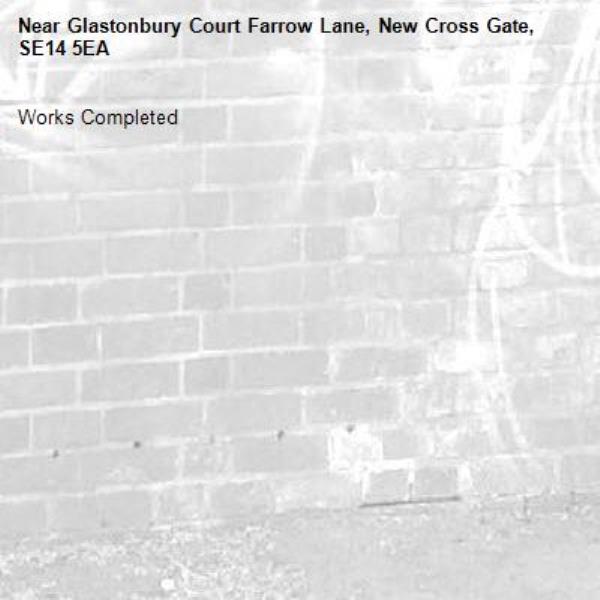 Works Completed-Glastonbury Court Farrow Lane, New Cross Gate, SE14 5EA