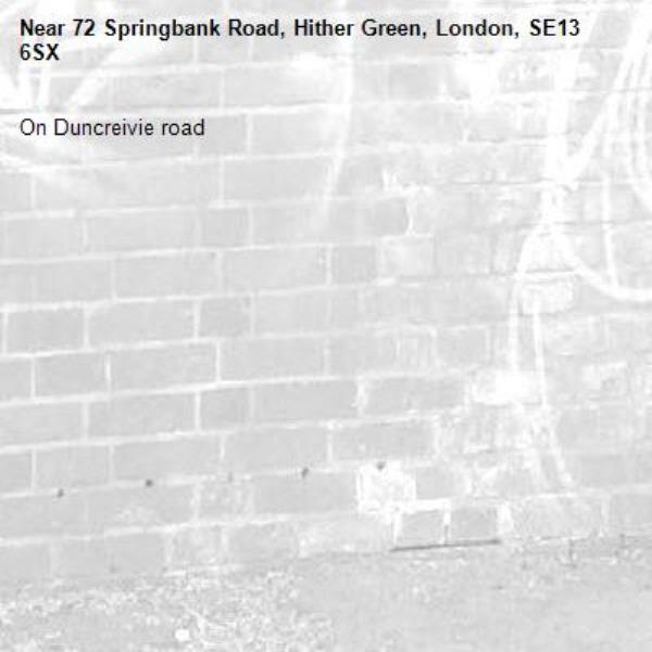 On Duncreivie road-72 Springbank Road, Hither Green, London, SE13 6SX