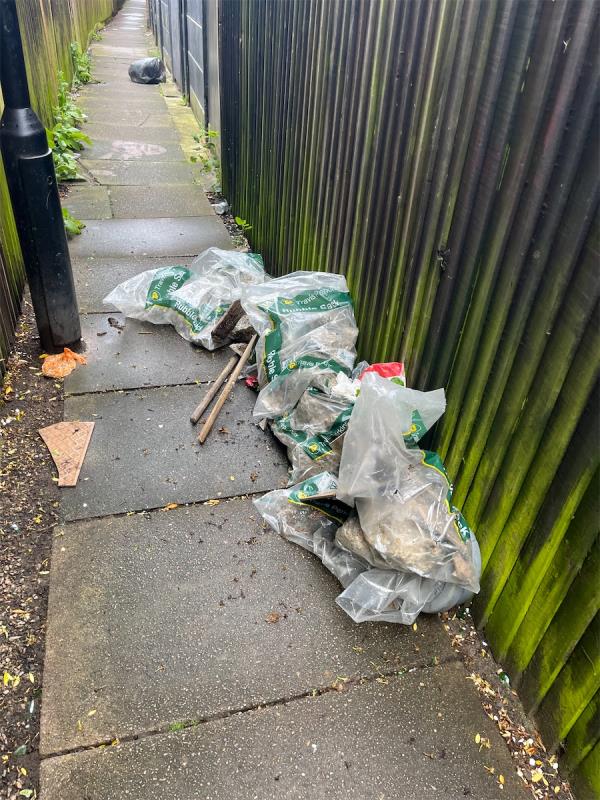 More dumped rubbish blocking the alley way. Please put up signs to deter people or make it a cycle route as well. It’s so often-117 Sangley Road, Catford, London, SE6 2DX