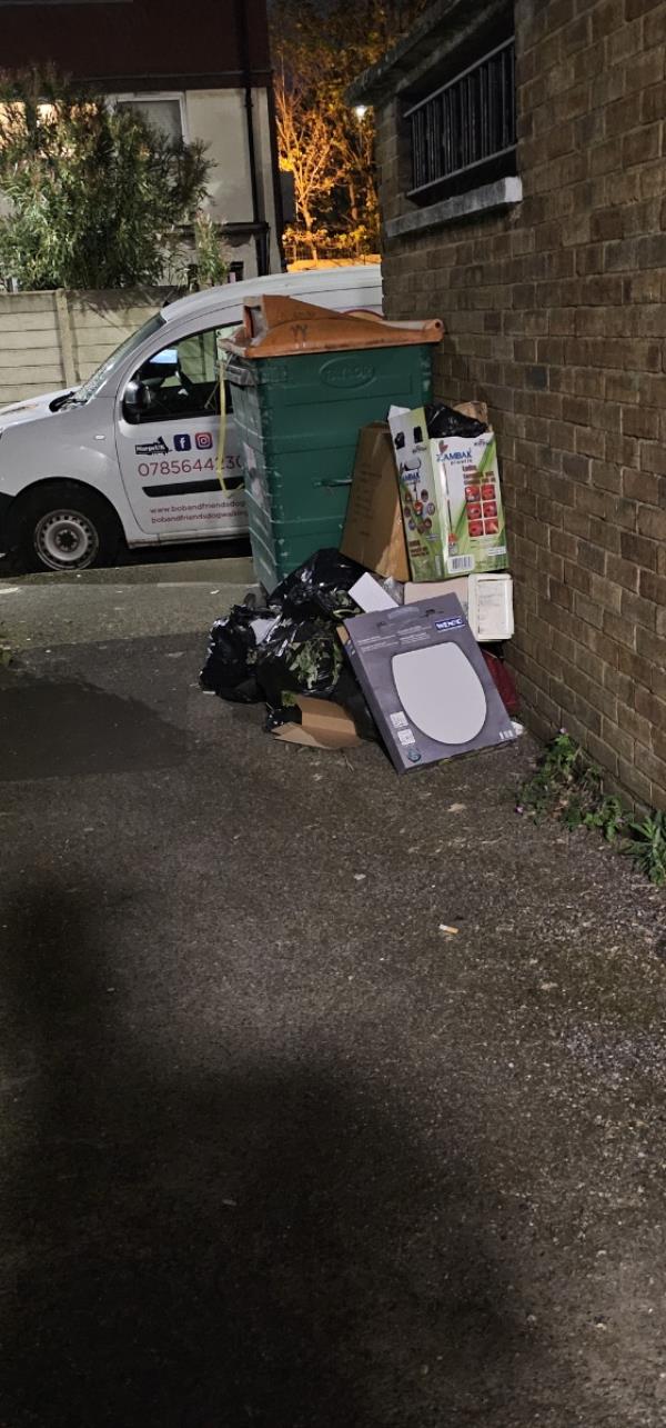 New tenants who moved here are flytipping-24 Grange Road, Plaistow, London, E13 0EQ