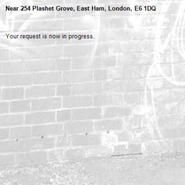 Your request is now in progress.-254 Plashet Grove, East Ham, London, E6 1DQ