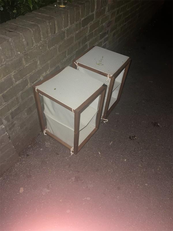 Dumped rubbish -Flat A, 3 Ennis Road, Hornsey, London, N4 3HD