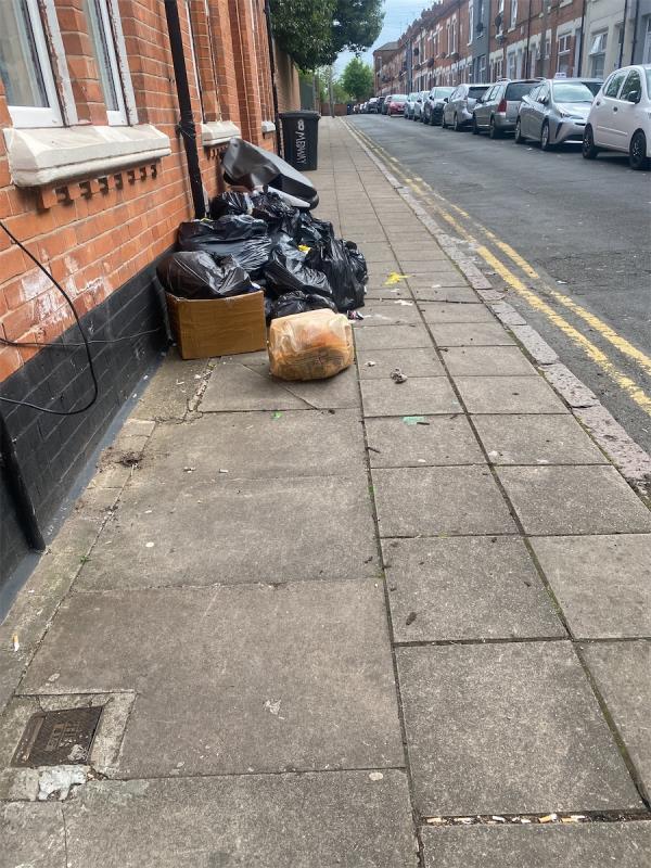 Black bags and sofa-2 Medway Street, Leicester, LE2 1BQ