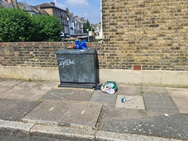The litter is starting to pile up-1C, Clova Road, Forest Gate, London, E7 9AQ