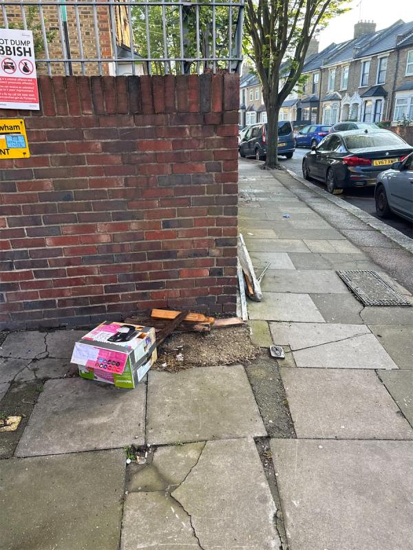Discarded items-136 Geere Road, Stratford, London, E15 3PW