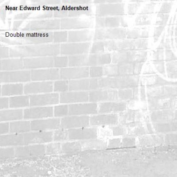 Double mattress-Edward Street, Aldershot
