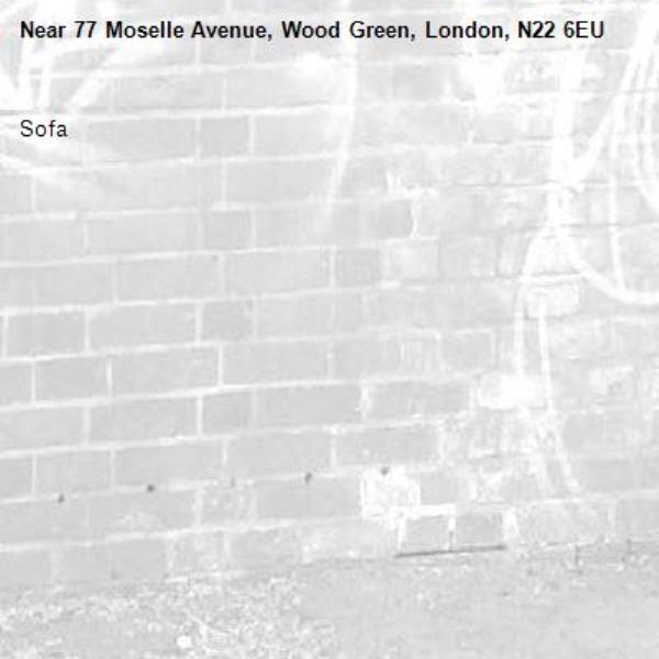 Sofa -77 Moselle Avenue, Wood Green, London, N22 6EU