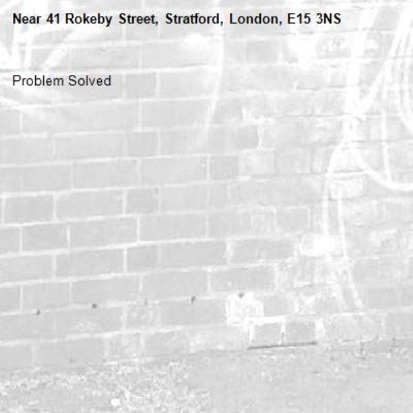 Problem Solved-41 Rokeby Street, Stratford, London, E15 3NS
