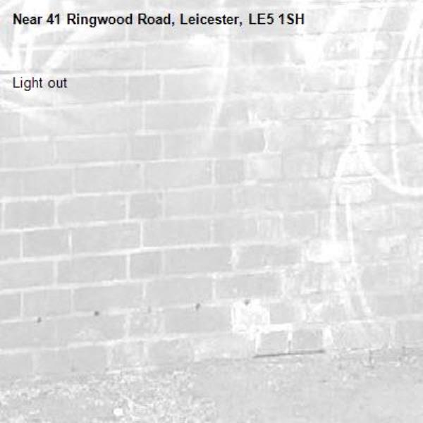 Light out -41 Ringwood Road, Leicester, LE5 1SH