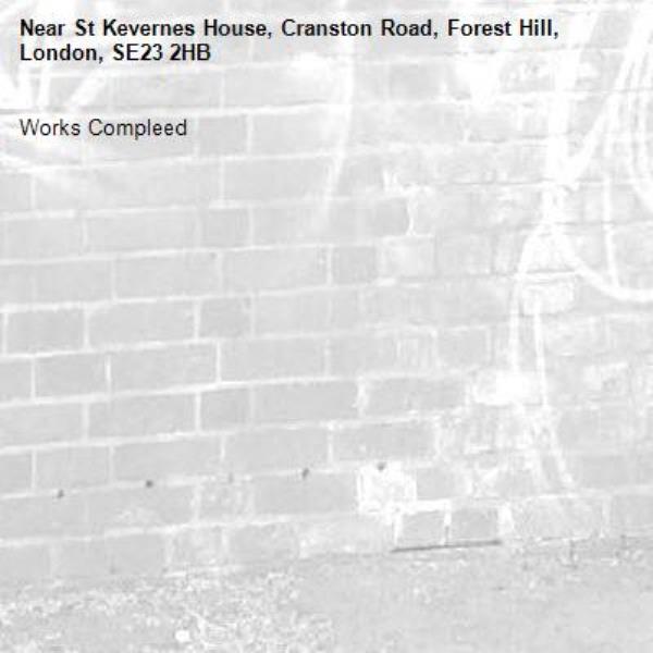 Works Compleed-St Kevernes House, Cranston Road, Forest Hill, London, SE23 2HB