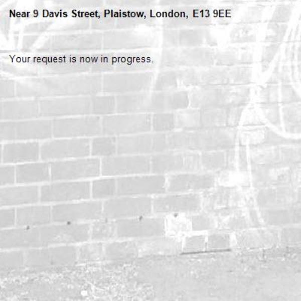 Your request is now in progress.-9 Davis Street, Plaistow, London, E13 9EE