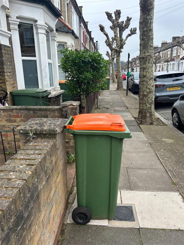 Recycle refuse came to our road and emptied every bin except for ours. We have two households and the property and this is the second time it’s been 75/80% full and left-61A, Bolton Road, Stratford, London, E15 4JY