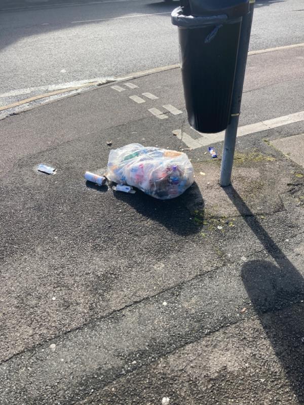 Bag of household waste -Signs Express, 12 Long Barn Lane, Reading, RG2 7SZ