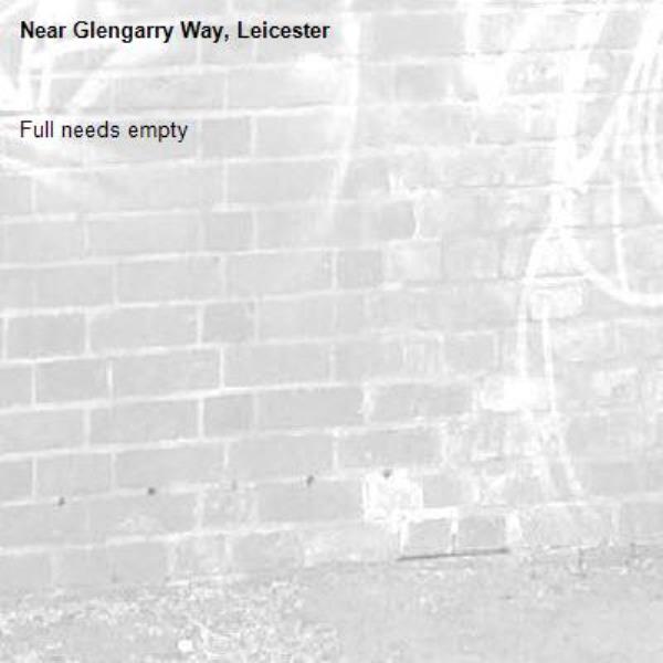 Full needs empty-Glengarry Way, Leicester