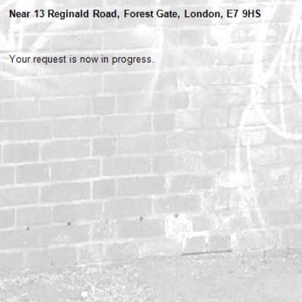 Your request is now in progress.-13 Reginald Road, Forest Gate, London, E7 9HS