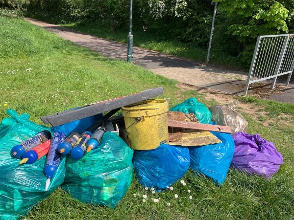 10 bags of litter picking plus other items picked up for collection, thank you.-52 Bryony Road, Leicester, LE5 1SZ
